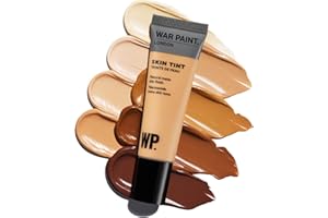 War Paint Tinted Moisturiser for Men – Lightweight Skin Tint Moisturiser for Natural Matte Finish – Mens Tinted Face Moisturiser with Hydration – Mens Skincare – Vegan – T3 Shade (30ml)