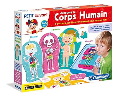 Clementoni - 52169-Le corps humain-Jeu éducatif
