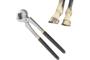 Bagalqio maréchal-ferrant | Pince à Sabot Equine Care pour Casse-Noisette - Outil Coupe-Sabot râpe pour la réparation des Sabots durs des Grands et Moyens Animaux