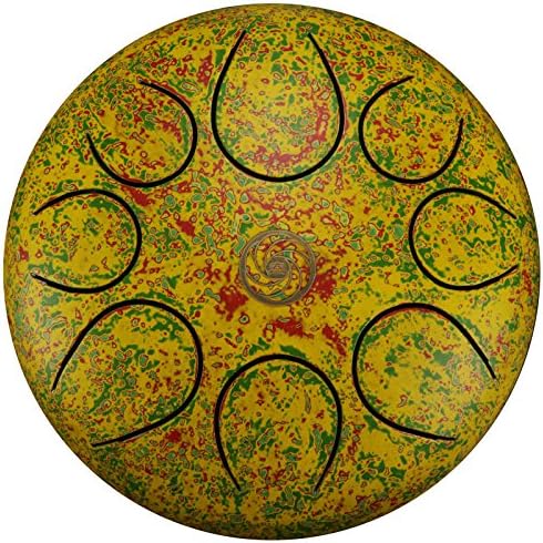 10" (25cm)Steel Tongue Drum (Bag included) C Major An Jia Round tongue Kong Drum