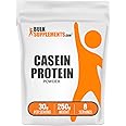 BULKSUPPLEMENTS.COM Casein Protein Powder - 30g per Serving, 8 Servings - 250 grams