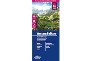 Reise Know-How Landkarte Westliche Balkanregion / Western Balkans (1:725.000): reiß- und wasserfest (world mapping project)