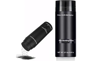 DMQ Hair Building Fibers - Natural Fibres for Men & Women, Waterproof & Instant Hair Loss Concealer - Black