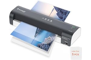 Bonsaii laminator A3, szybkie podgrzewanie i laminowanie, 80-125 mikronów, odporny na zastoj, laminator do szkoły, biura i do użytku domowego (L318-A)