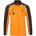 McLaren F1 Team Official Softshell Jacket, Full Zip, Orange and Grey, 2025 Season