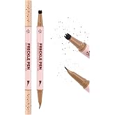 Erinde 2 in 1 Freckle Marker Pen Freckle Freckle Stamp Waterproof and Durable with 15&deg; Precise Tip Natural Realistic Tattoo P