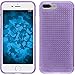 Price comparison product image Silicone Case for Apple iPhone 8 Plus - Iced purple - Cover PhoneNatic + protective foils