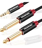 Cavo audio stereo da 3,5 a 6,35 Cavo da 1/8 maschio a 1/4 maschio per amplificatore per chitarra, pianoforte e altro Chitarra Audioper ConnettoriCavo Audio Er Chitarr (Size : 1m Cavo audio stereo da 3,5 a 6,35 Cavo da 1/8 maschio a 1/4 maschio per amplificatore per chitarra, pianoforte e altro Chitarra Audioper ConnettoriCavo Audio Er Chitarr (Size : 1m