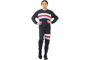 Bahob® 1 & 2 Pack Boys Girls Tracksuit, Unisex Jumper Sweatshirt and Jogger Bottoms Tracksuit Set for Kids 3-14 Years