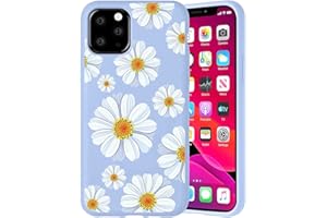 Pnakqil Case for Apple iPhone 6 Plus 5.5",Soft Purple Frosted Silicone TPU Slim Case with Drop Protection and Non-slip,Stylish Pattern Shockproof Protector Cover for iPhone 6S Plus - Chrysanthemum