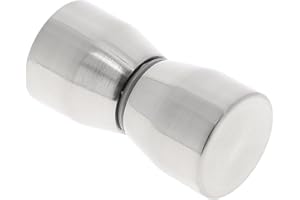 First4spares Shower Door Handle Knob - Elegant Tapered Design (Satin Stainless, 30mm)