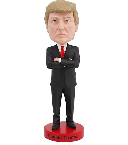 Donald Trump Bobblehead | (Trump Holding American Flag - Cloth