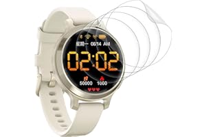 CAMOKIA 4 Stück 0.33mm Ultra-klar Glas für Panzerglas Garmin Lily 2 Active Schutzfolie , Anti-Staub Panzerfolie für Schutzglas Garmin Lily 2 Active Displayschutz,Volle Abdeckung,Ultra-klar Flexible Folie