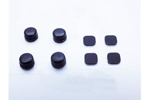 SKYVOV anteriore e posteriore dell' alloggiamento della vite piedi copertura per 2015 New 3DS XL/3DS ll New vite tamponi in gomma