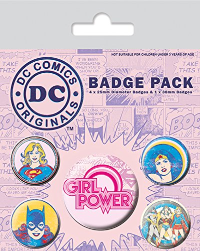Badge Pack DC Originals Girl Power