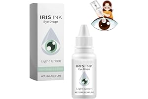 Gerrit Fancy Drops Beauty Changing Eyes Color,Iris Ink Eye Drop,Gouttes pour Les Yeux D'amélioration Et De Changement De Couleur,Gouttes pour Changer La Couleur des Yeux-Green||1pcs