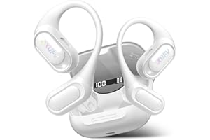 QXUFV Diplomatique 4 en 1 Ecouteur Traducteur, 9 Modes AI-Traduction, 164 Langues Diplomatiques pour Voyages/Études/Affaires, 60H Open Ear AI Écouteur Traduction Vocale Instantanée, Bluetooth 6.0