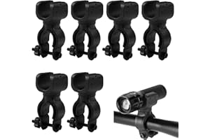 zorvixal 6 Stück Halterungen für Gehstöcke,360 Grad Drehung Sichere Stabile Rollator Zubehör,Krückenhalter, für Drive Rollator, Walker, Rollstuhl