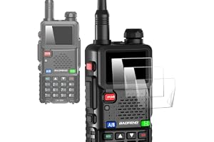 BaoFeng (3 Pack) Walkie Talkies Screen Protector Tempered Hydrogel Film Specially Designed for AR-5RM UV-5RH UV-5G Plus,Anti-Impact Anti-Scratch Provide Full Protection for Your Two Way Radio Scree