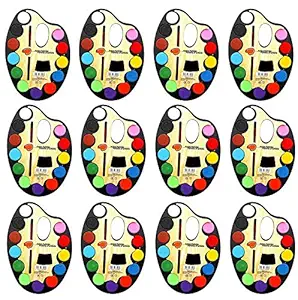KIVYA Birthday Return Gifts for Kids Party in Bulk Watercolor Set for Children Non-Toxic Sketch Painting Water Color Kit for Girls/Boys with Paint Brush - Pack of 12?