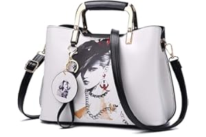 Nevenka Sacs à main et sacs à main pour femme avec poignée supérieure - Sac à bandoulière en cuir pour femme