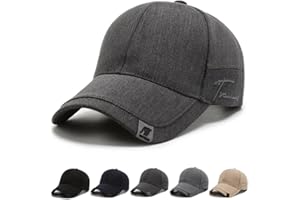 CheChury Men Baseball Cap Adjustable Plain Embroidery Trucker Cap Sports Casual Cap for UK Breathable Sun Hat for Women Unisex