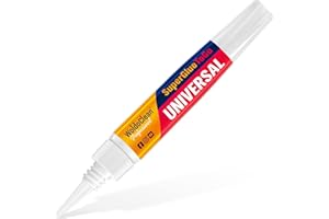WOLDOCLEAN Superglue for all purpose 5g for instant strength - waterproof, heat-resistant, clear glue with precise nozzle