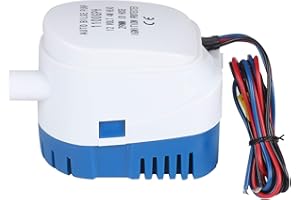 Trintion Automatic Bilge Pump 12V 1100GPH Electric Submersible Water Pump With Float Switch for Boat, Ponds, Pools