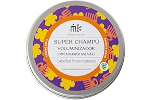 MAISON KARITE SuperChampú Sólido 2 en 1 | Champú + Acondicionador | Sin Plástico | Vegano | Zero Waste | 75 g ≈ 1 L champú líquido | Maison Karité (Champu Voluminizador Con Lata)