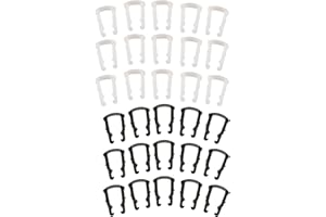 OPEMG 30 Pcs Fuel Line Retaining Clip, Fuel Line Retaining Clip Assortment Kit, Fuel Line Hose Pipe Retainer Retaining Clip for 15pcs 3/8" and 15Pcs of 5/16", Clamps and Sleeving