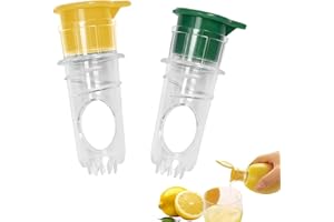 Lohill 2-teilige Zitronenpresses, Zitronenpresse Kleine Hand Presse Zitronenpresse (gelb und grün)