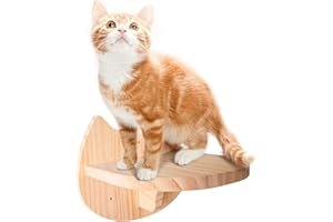 CUYACILI Mur d'escalade pour Chat Escalier pour Chat Mural Mur d’Escalade Mont Escalier en Bois Mur Monté Escalade Poteaux Marches Intérieur Sauter Meubles pour Animaux de Compagnie Facile à Installer