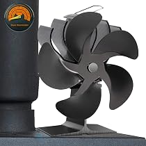 Wood Stove Fan Heat Powered 5 Blades Non-Electric Ecofan Thermoelectric Fireplace  Fan for Wood/Pellet Stoves, Save Fuel and Efficient Heat Transfer (with  Thermometer) : Amazon.de: DIY u0026 Tools