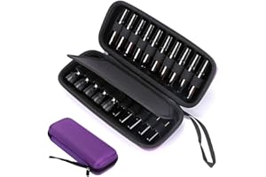 BTSKY 108 butelek trwała wodoodporna twarda obudowa EVA duża pojemność olejki eteryczne uchwyt torba torba do przechowywania lakieru do paznokci pudełko do przechowywania wkładka piankowa organizer