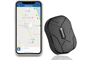 Zeerkeer GPS Tracker, 150 days long standby Car Vehicle Tracker Waterproof Strong Magnetic Rechargable Tracking Device Real Time Anti Lost GPS Locator for Lorry, boat with free app