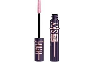 Maybelline New York Lash Sensational Sky High Plum Twilight, ciemnofioletowy tusz do rzęs, 7ml