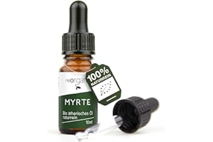‎NEOORGANIC NeoOrganic® Organic Myrtle Oil (Myrtus Communis) 100% Natural Organic Essential Oil - 10 ml