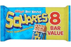 RICE KRISPIES SQUARES Kellogg's Rice Krispies Treats Squares Marshmallow 8 X 20G