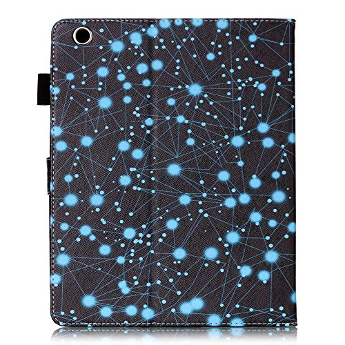 iPad 2 iPad 3 iPad 4 Hülle, Deenor Bunte Malerei and Stylish Wallet Hülle PU Leather Abdeckung Stand Flip Schutzhülle Hülle für Apple iPad 2 iPad 3 iPad 4 Generation.[constellation] - 3