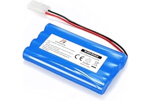 HT TopHinon 2000mAh 9.6V NiMH RC Paquete de Carreras de Baterías para Modelos de Coches, Aviones, Robots (Juguetes), Batería de Alto Rendimiento RC + Posavasos como Regalo