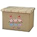 39L Foldable Storage Box Bag Clothes Blanket Closet Sweater Organizer Canvas