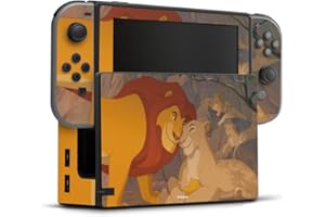 DeinDesign Autocollant Compatible avec Nintendo Switch Sticker Film Autocollant Le Roi Lion Disney Amour