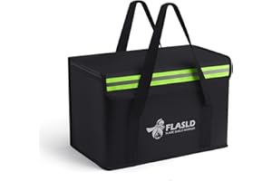 FLASLD Grande borsa a prova di fuoco Lipo per la conservazione e la ricarica della batteria al litio, 35 x 20 x 24 cm, scatola impermeabile per documenti e oggetti di valore