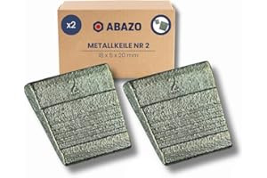ABAZO - Set Keile für Äxte, Griff und Hämmer 2st, Holzkeile klein, Spaltkeil Holzspalter Spalhammer Spalheit fur Holz Garten - Keil nr2# 2 Stück