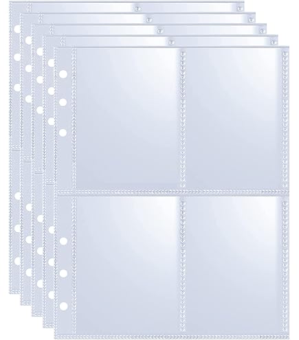 Pack Van 10 A5 Zakken, Fotokaart Hoezen Voor 6 Ringen Map Ultra Heldere Fotohoesjes Bovenlader Fotobladbeschermer Foto S Ansichtkaarten Zaadpakketten A5 2 Gordel 3622265129