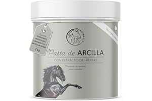 Annimally Arcilla para Caballos 2kg - Pasta de Arcilla para Caballos con valiosos extractos de Hierbas para la relajación y Calma de los músculos.