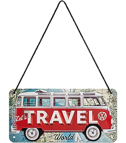 10301 Volkswagen VW – Bon Voyage, Tôle Carte Postale 10 X 14