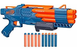 Wyrzutnia Nerf Elite 2.0 Ranger PD-5, strzelanie z 5 luf, 10 strzałek Nerf Elite, łatwa w użyciu, miejsce do przechowywania strzałek, przeładowywanie typu pump action