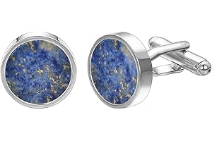 RunootPR Manschettenknöpfe aus Perlmutt Schwarzem Onyx Gold Silber Manchettenknoepfe Herren für Hochzeit Business Abschlussball Schmuck Geschenk mit Geschenkbox