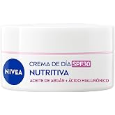 NIVEA Nourishing Day Cream - Moisturizing Face Cream - Moisturizes and Prevents Spots - Sun Protection PF30 - Almond Oil and